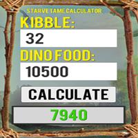 Ark Starve Tame Calculator Affiche