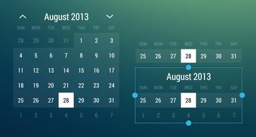 1 Schermata Month Calendar