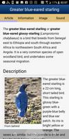 Birds Of Western Africa captura de pantalla 3