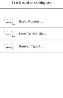 Trick router configure poster