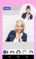 Poster Hair Style Color Changer Women