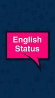 English Status plakat