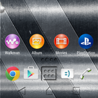 Theme Metal one for Xperia أيقونة