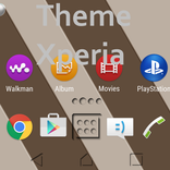 Theme Sepia Shadows for Xperia