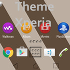 Theme Sepia Shadows for Xperia আইকন