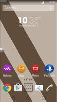 Theme Sepia Shadows for Xperia পোস্টার