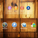 Theme Rustic Wood for Xperia APK