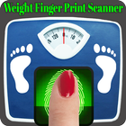 Weight finger Scanner Prank أيقونة