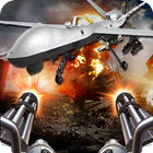 drone grève 3D: attaque drone icône