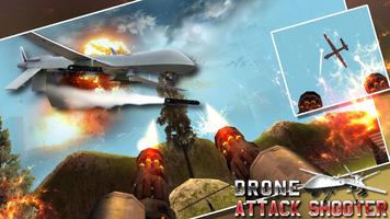 drone grève 3D: attaque drone Affiche