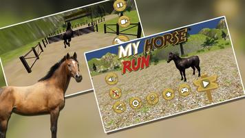 Jumping Horse Run: DerbyRacing Affiche