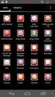 Red Framed Icons Free screenshot 1