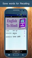 English Hindi Speaking Dict capture d'écran 2