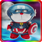 Super Doramon Rot Toy Ranger Zeichen