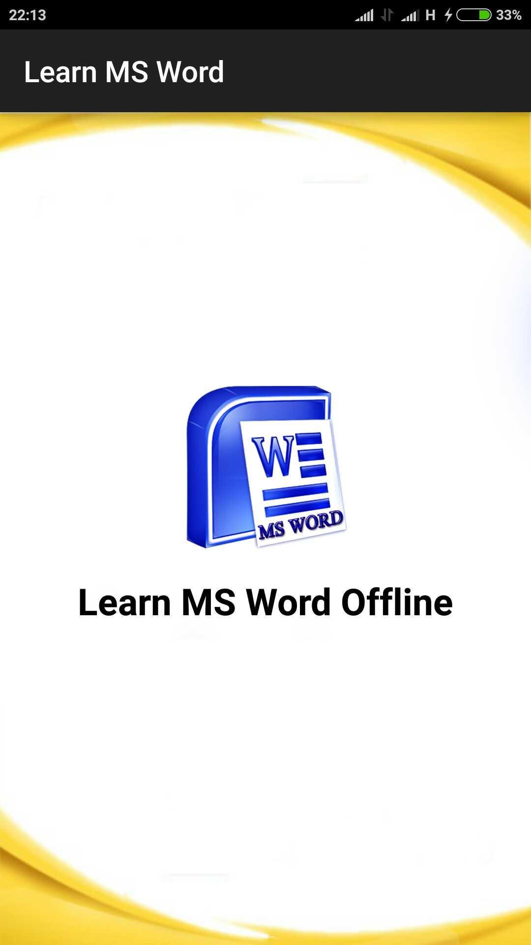 Learn Ms Word