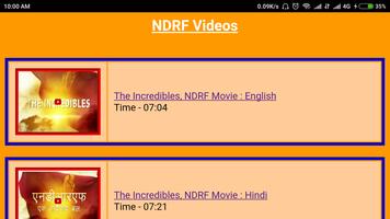 برنامه‌نما NDRF Videos عکس از صفحه