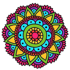 Mandala Coloring Book icône