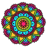 Mandala Coloring Book-icoon