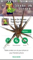 برنامه‌نما Spider On Screen Scary Joke - Hissing Joke عکس از صفحه