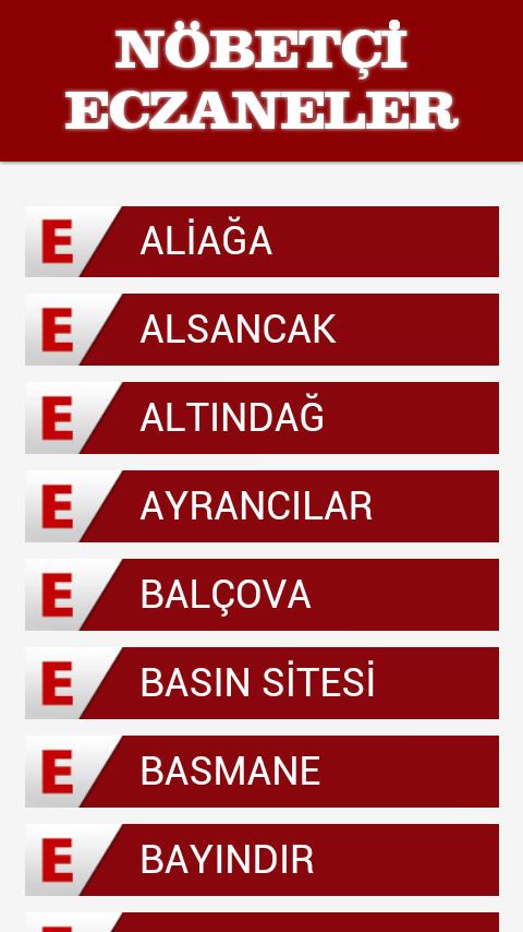 nobetci eczaneler izmir pour android telechargez l apk