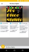 70s Disco Nights. Affiche