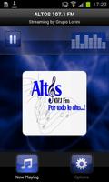 ALTOS 107.1 FM Plakat