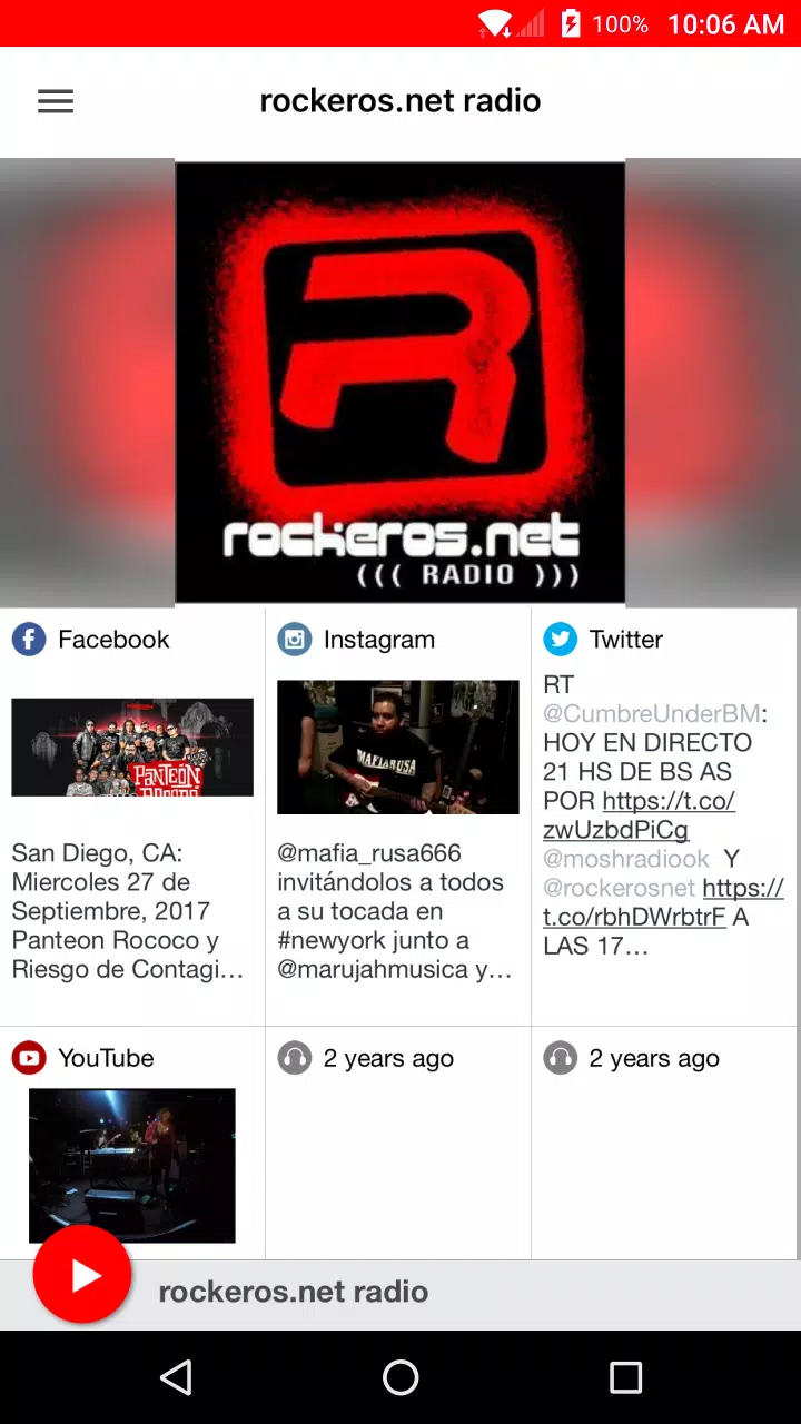 rockeros.net radio APK للاندرويد تنزيل