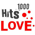 1000 HITS Love icône