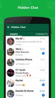 Chat oculto para WhatsApp invisible Visto por Poster