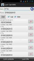 Lock Call SMS capture d'écran 3