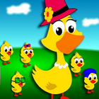 Five Little Ducks Song And Top Nursery Rhymes icône
