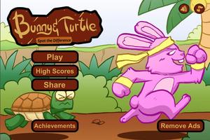 Poster Bunny and Turtle