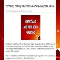christmas & new year 2017 capture d'écran 1