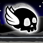 Winged Skull In The Dark icône
