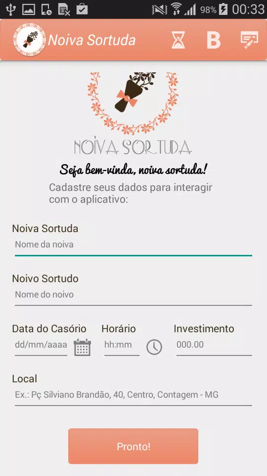 Casamento Milionário - Jogo de Vestir Noiva Sortuda::Appstore  for Android