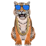 Funny Talking Tiger