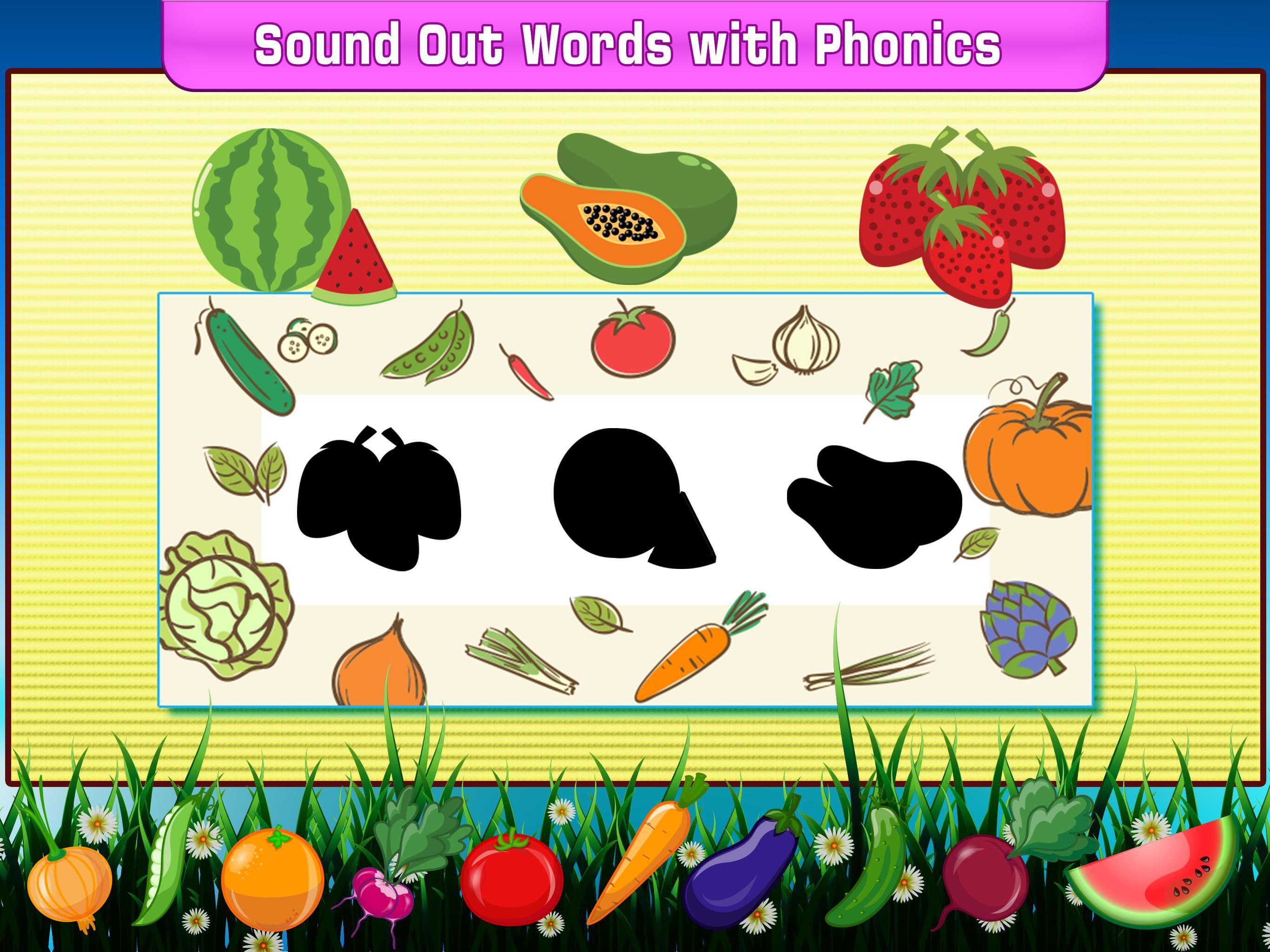 Android 用の フルーツ 野菜の名前 キッズ言語ゲーム Apk をダウンロード