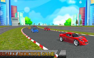 Traffic Car Turbo Racing Affiche