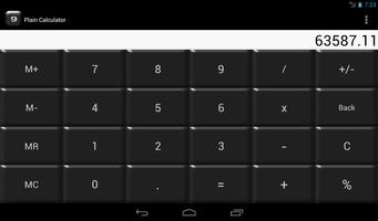 Plain Calculator syot layar 3