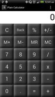 Plain Calculator Cartaz