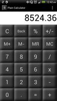 Plain Calculator تصوير الشاشة 1