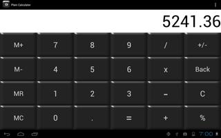 Plain Calculator تصوير الشاشة 2