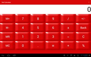 Red Calculator تصوير الشاشة 3