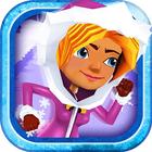 3D Frozen Girly Run Game FREE icône