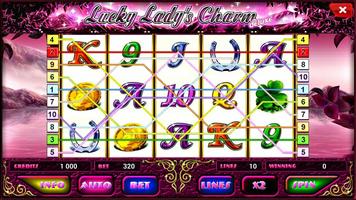 Lucky Lady Charm Deluxe slot Affiche