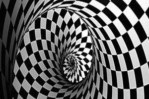 Illusion Image Wallpaper poster