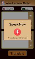 Voice translator Master - Speak all languages-poster