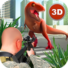 Sniper Dinosaur Park Hunt 3D - Best Shooting 圖標
