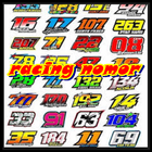 Icona nomor racing desain terbaru