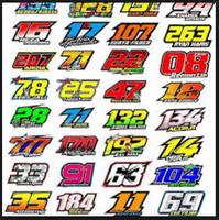 Poster nomor racing desain terbaru